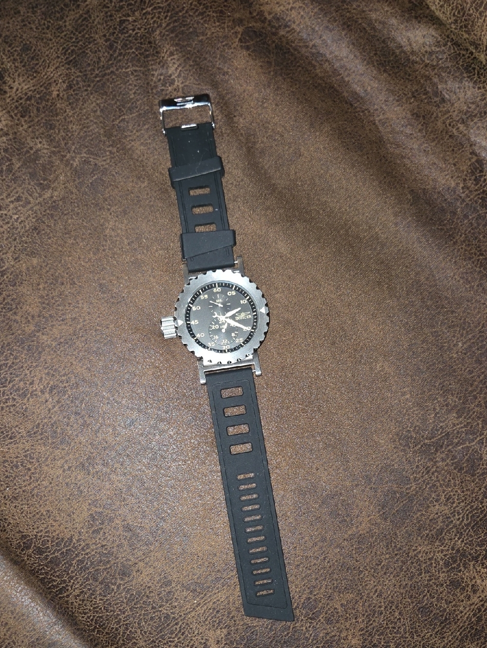 Men's Invicta I Force Strap Watch with Black Dial Model 14636